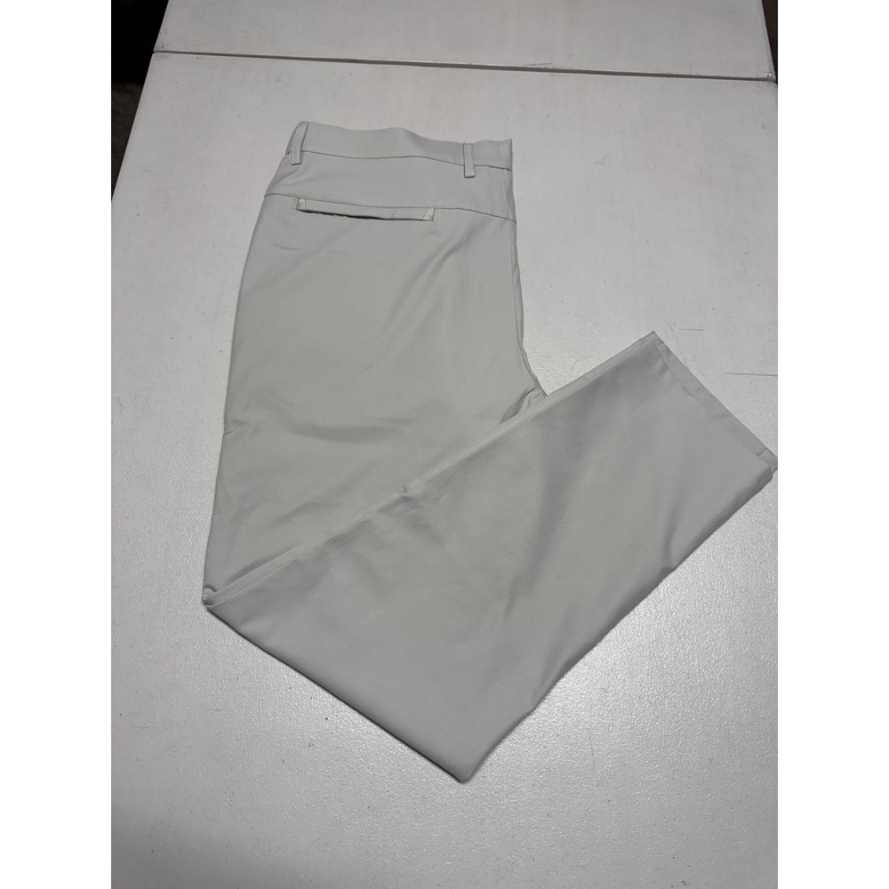 Jack Archer Pants Mens 36x30 Gray Polyester Chino Straight Leg Casual Microfiber